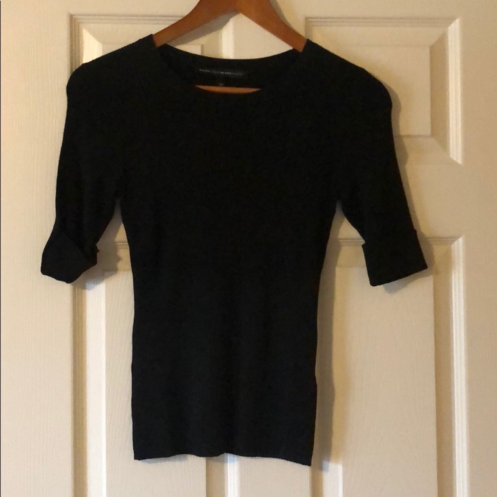Cute black top from White House Blacmarket